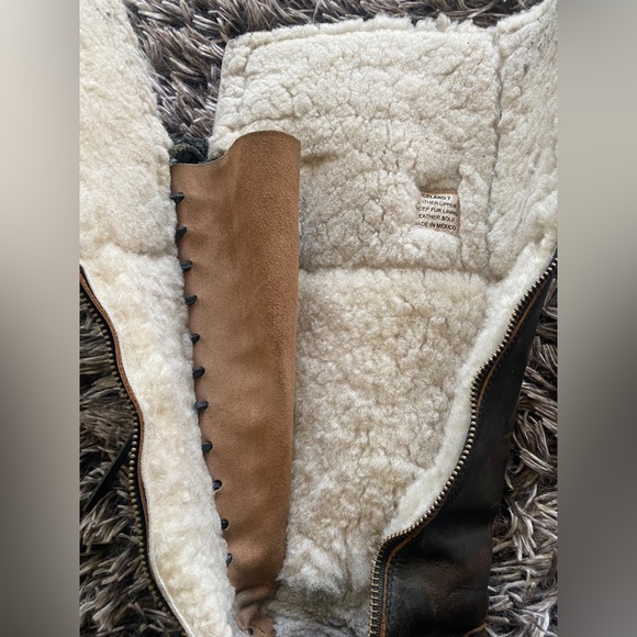 Freebird Winter Knee High Boots with Fur Lining - Picture 6 of 10